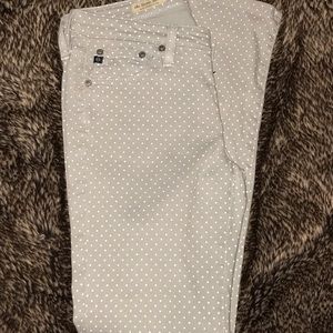Ag Adriano Goldschmied Jeans - AG Adriano Goldschmeid Polka Dot grey Jeans. 26R Ag Adriano Goldschmied Jeans - AG Adriano Goldschmeid Polka Dot grey Jeans. 26R
